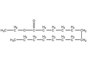 十四酸乙酯结构式