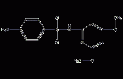 磺胺二甲基哒嗪结构式