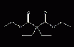 二乙基丙二酸二乙酯结构式