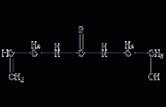 N-(2-羟乙基)-N'-2-丙烯基硫脲结构式