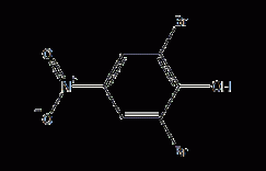 2,6-二溴-4-硝基苯酚结构式