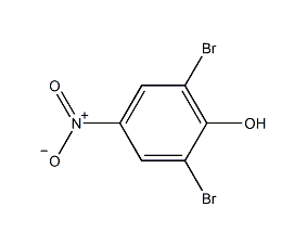 2,6-二溴-4-硝基酚结构式