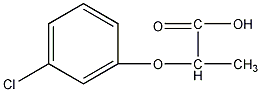 2-(3-氯氧基)丙酸结构式