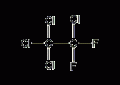 1,1-二氟四氯乙烷结构式