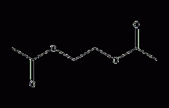 1,2-乙二醇二乙酸酯结构式