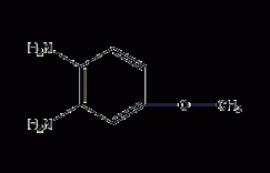 4-甲氧基邻苯二胺结构式