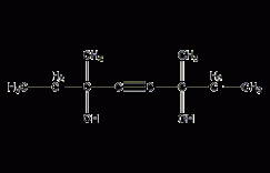 3,6-二甲基-4-辛炔-3,6-二醇结构式