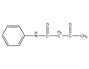 乙酰乙酰胺结构式