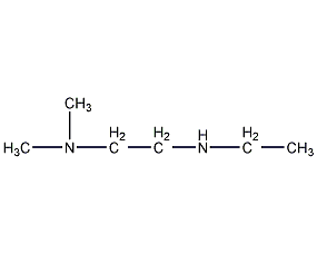 N,N-二甲基-N'-乙基乙二胺结构式