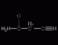 氰乙酰胺结构式