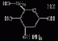 D-(+)-葡糖胺盐酸盐结构式