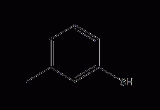 间甲苯硫酚结构式