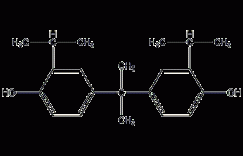 2,2-双(4-羟基-3-异丙基苯基)丙烷结构式
