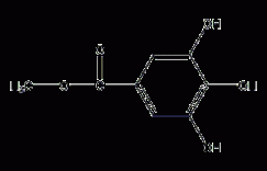 没食子酸甲酯结构式