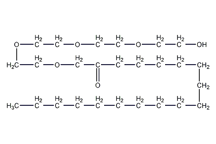 二乙二醇硬脂酸酯结构式