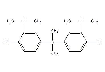 4,4'-异亚丙基(2-叔丁基酚)结构式