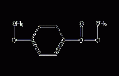 4-甲氧基苯甲酸甲酯结构式
