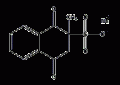 2-甲基-1,4-萘醌硫酸氢钠结构式