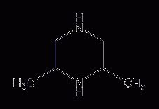 2,6-二甲基哌嗪结构式
