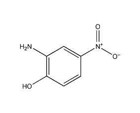 2-氨基-4-硝基酚结构式