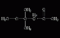 4-甲氧基-4-甲基-2-戊酮结构式