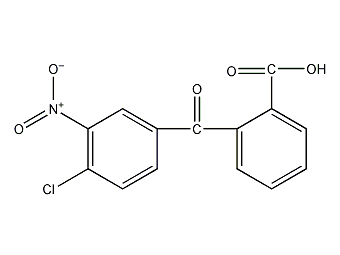 2-(4-氯-3-硝基甲酰)甲酸结构式