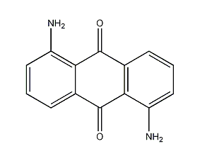 1,5-二氨基蒽醌结构式