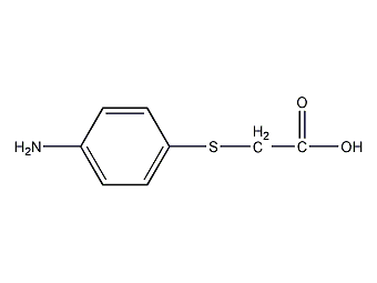 2-(4-氨基基硫基)结构式