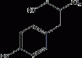 DL-β-(3,4-二羟基苯基)丙氨酸结构式