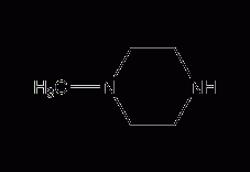 1-甲基哌嗪结构式