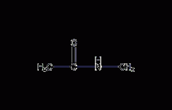 N-甲基乙酰胺结构式