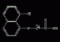 2-(8-氯-1-萘硫基)乙酸结构式