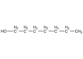 1-庚醇结构式