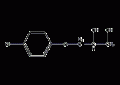 3-(4-氯苯氧基)-1,2-丙二醇结构式