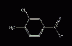2-氯-4-硝基甲苯结构式