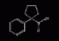 1-苯基环戊烷-1-羧酸结构式