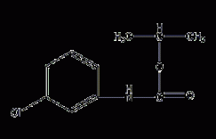 氯苯胺灵结构式