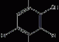 2,3,4,6-四氯苯酚结构式