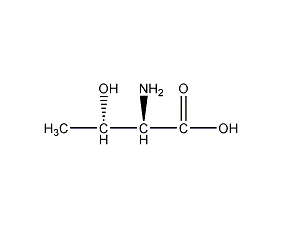 DL-苏氨酸结构式