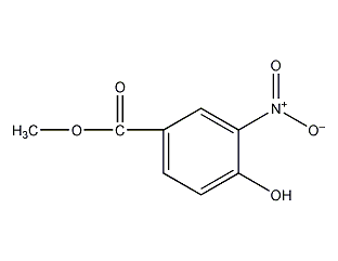 4-羟基-3-硝基甲酸甲酯结构式