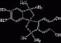 5,5',6,6'-四羟基-3,3,3',3'-四甲基-1,1'-螺旋双茚满结构式