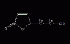 γ-庚内酯结构式