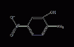 2-氨基-5-硝基苯酚结构式