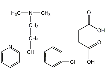 氯那敏马来酸盐结构式