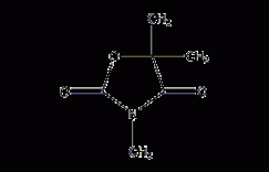 3,5,5-三甲基恶唑-2,4-二酮结构式
