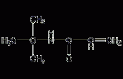 N-叔丁基丙烯酰胺结构式