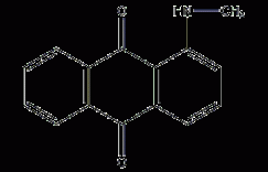 1-甲胺基蒽醌结构式