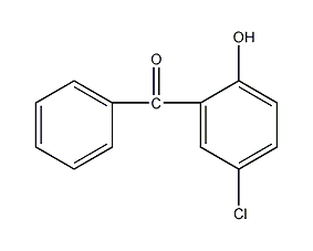 5-氯-2-羟基二甲酮结构式