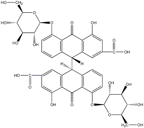 番泻苷B结构式