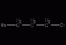 1-溴-3-氯丙烷结构式